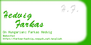 hedvig farkas business card